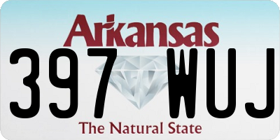 AR license plate 397WUJ