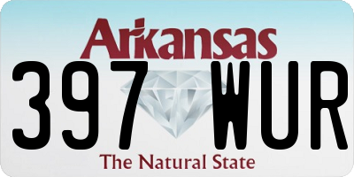 AR license plate 397WUR