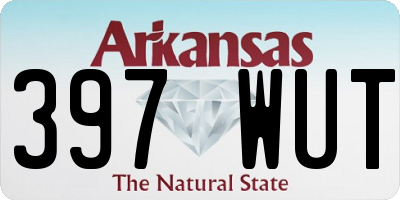 AR license plate 397WUT