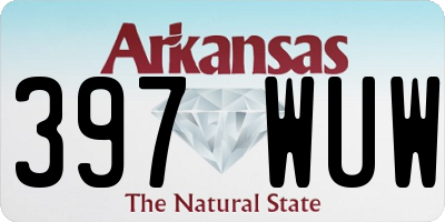 AR license plate 397WUW