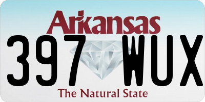 AR license plate 397WUX