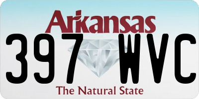 AR license plate 397WVC
