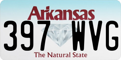 AR license plate 397WVG
