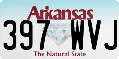 AR license plate 397WVJ