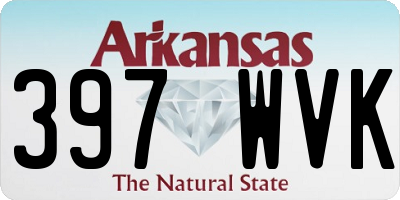 AR license plate 397WVK