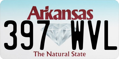 AR license plate 397WVL