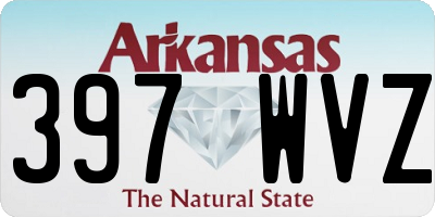 AR license plate 397WVZ