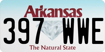 AR license plate 397WWE