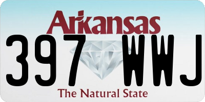 AR license plate 397WWJ