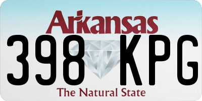 AR license plate 398KPG