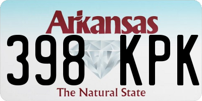 AR license plate 398KPK