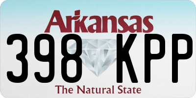 AR license plate 398KPP