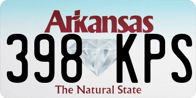 AR license plate 398KPS