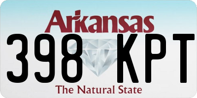 AR license plate 398KPT