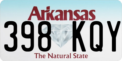 AR license plate 398KQY