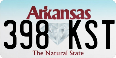AR license plate 398KST