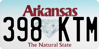 AR license plate 398KTM