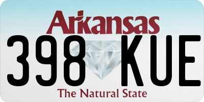 AR license plate 398KUE