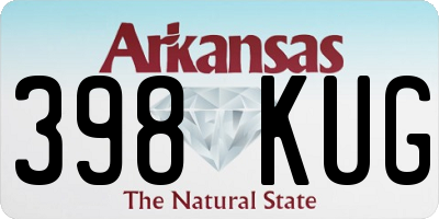 AR license plate 398KUG