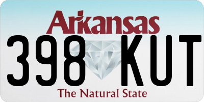 AR license plate 398KUT