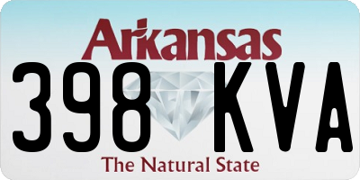 AR license plate 398KVA
