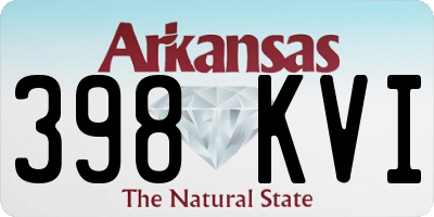 AR license plate 398KVI