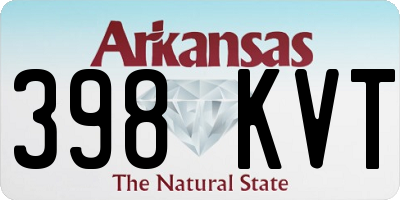 AR license plate 398KVT