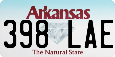 AR license plate 398LAE