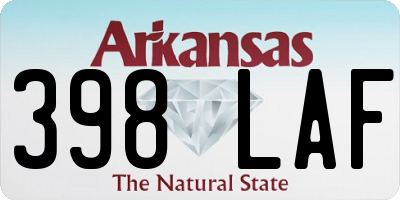 AR license plate 398LAF