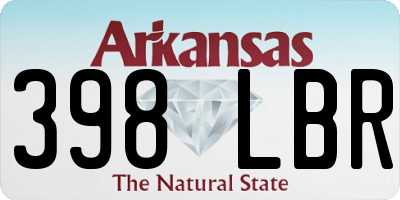 AR license plate 398LBR