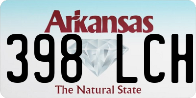 AR license plate 398LCH
