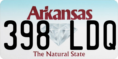 AR license plate 398LDQ