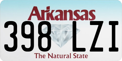 AR license plate 398LZI