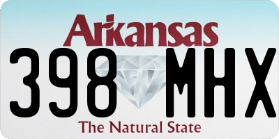 AR license plate 398MHX
