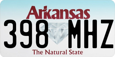AR license plate 398MHZ