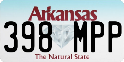 AR license plate 398MPP
