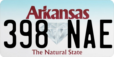 AR license plate 398NAE