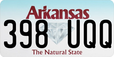 AR license plate 398UQQ