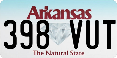 AR license plate 398VUT