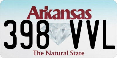 AR license plate 398VVL