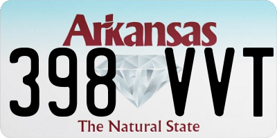 AR license plate 398VVT
