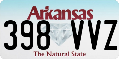 AR license plate 398VVZ