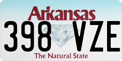 AR license plate 398VZE