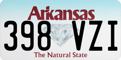 AR license plate 398VZI