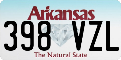 AR license plate 398VZL