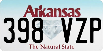 AR license plate 398VZP