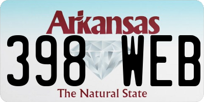 AR license plate 398WEB