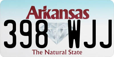 AR license plate 398WJJ