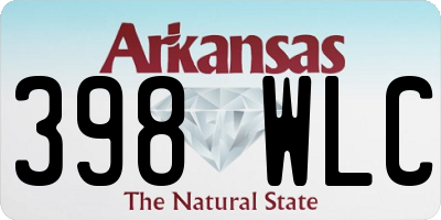 AR license plate 398WLC