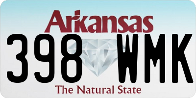 AR license plate 398WMK